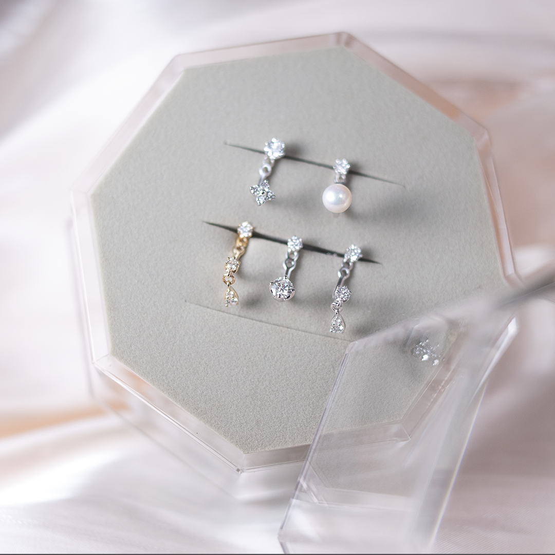 Bliss diamond earring jackets
